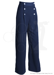 30s Sailor Pants - Navy