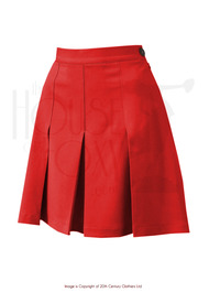 30s Pleated Shorts - Red