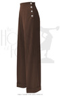 1940s Swing Trousers - Brown