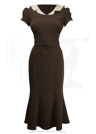 1930s Ginger Dress - Brown