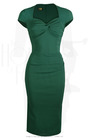Foxy Lady 50s Wiggle Dress - Emerald