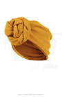 40s Style Turban - Mustard