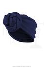 40s Style Turban - Navy