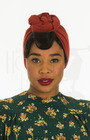 40s Style Turban - Red