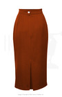 50s Perfect Pencil Skirt - Rust