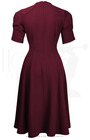 1940s Stanwyck Dress - Berry