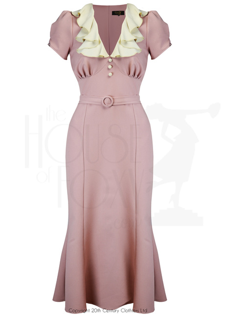 1930s Blondell Dress - Blush