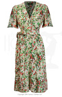 70s Wrap Dress - Bloom Print