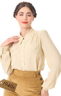 40s Sweetheart Blouse - Antique