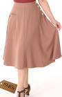 40s Whirlaway Skirt - Warm Taupe