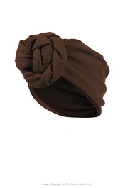 40s Style Turban - Brown