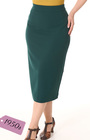50s Perfect Pencil Skirt - Bottle Green