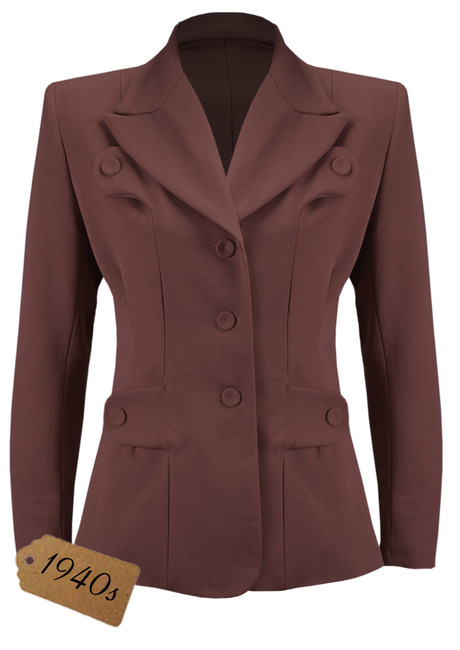 40s Bergman Jacket - Brown